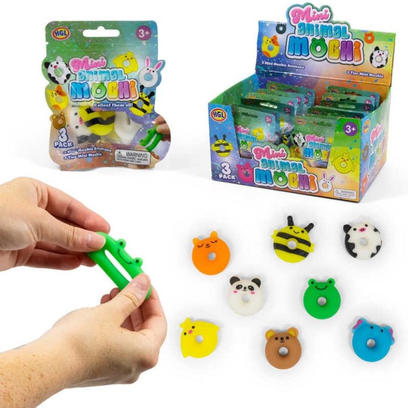 3pk Mini Mochi Donut Squeeze Toy | HGL