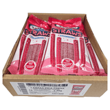 Vidal Sour Straws Strawberry 14x90g | Large pack of sour strawberry straws