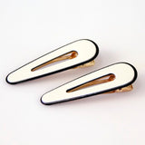 Hårspenne Oval 6,7cm 2pk