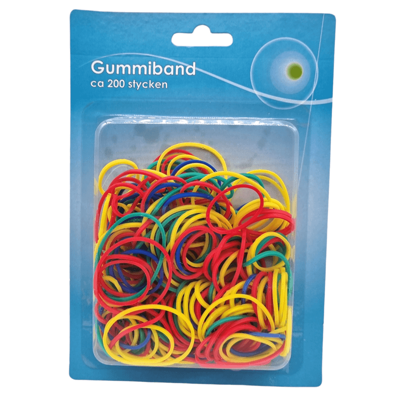 Rubber bands, mixed colors, 200pcs
