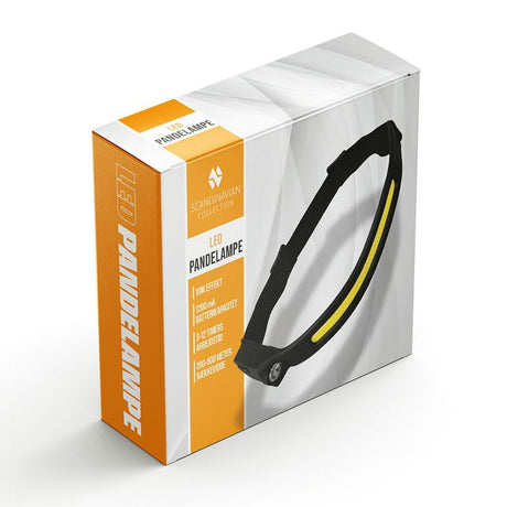 2i1 COB LED - hodelykt med oppladbart batteri