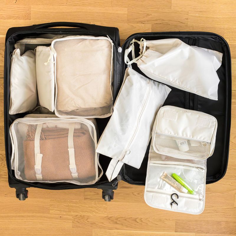 Travel organization set 9 pieces | Scandinavian Collection