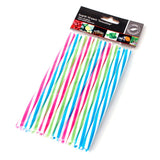 Reusable plastic straws 10pk | Smoothie &amp; popping boba