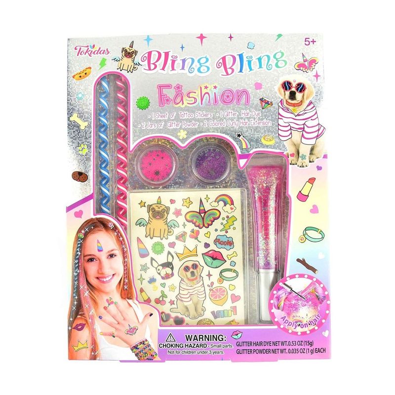 Hair &amp; Glitter set 6pk