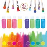 Artico Neon Acrylic paint, 4pk x 80ml | 2 ass