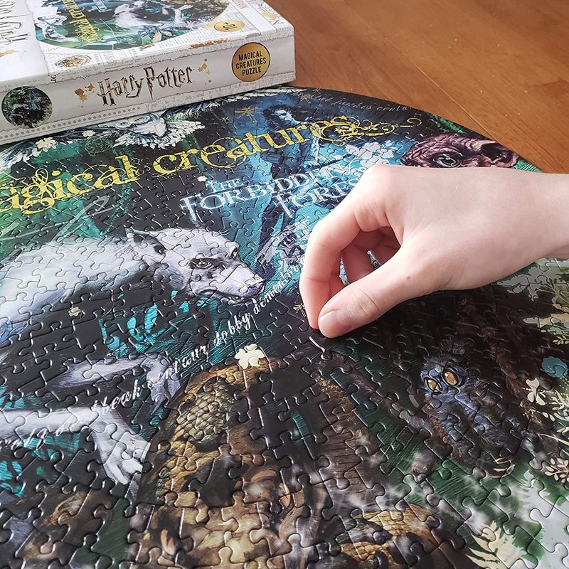 Harry Potter Round Puzzle 500 Pieces | Magical Creatures