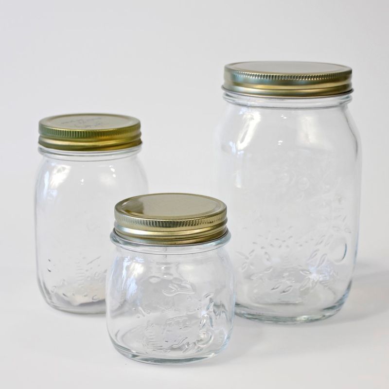 Jam jars with screw lids | 0.25L, 0.5L and 1.0L
