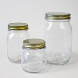Jam jars with screw lids | 0.25L, 0.5L and 1.0L