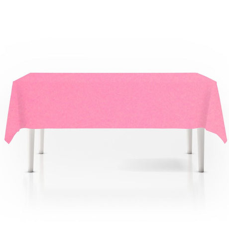 Tablecloth Plastic Light Pink 220x130cm