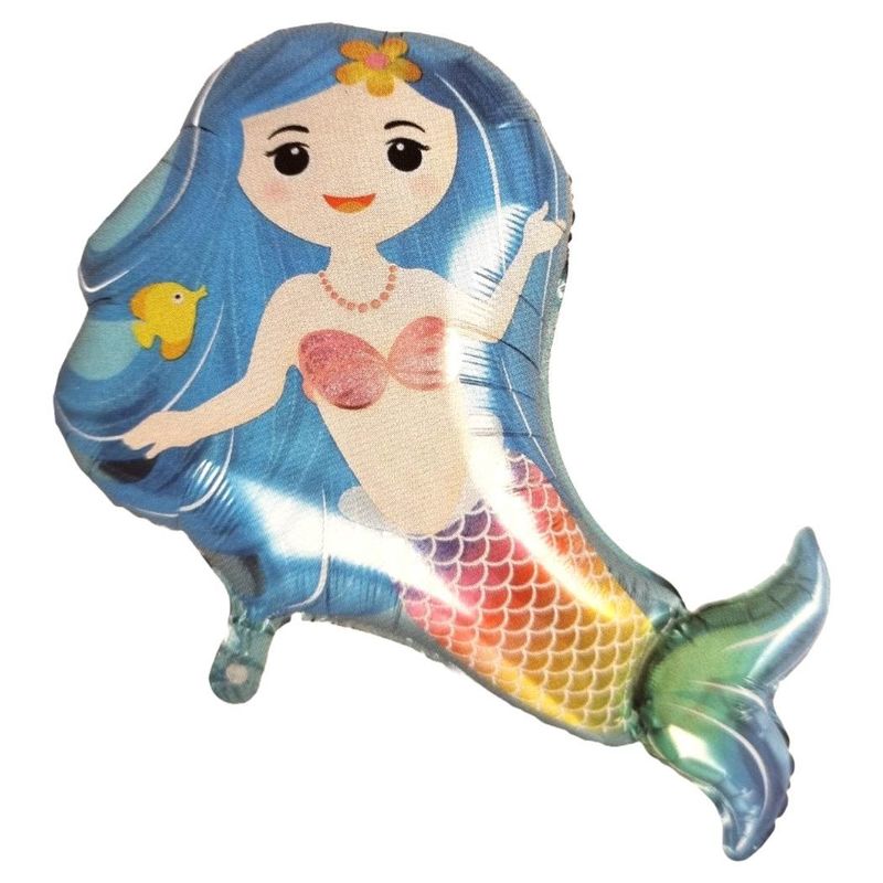 Foil balloon Mermaid 61x70cm