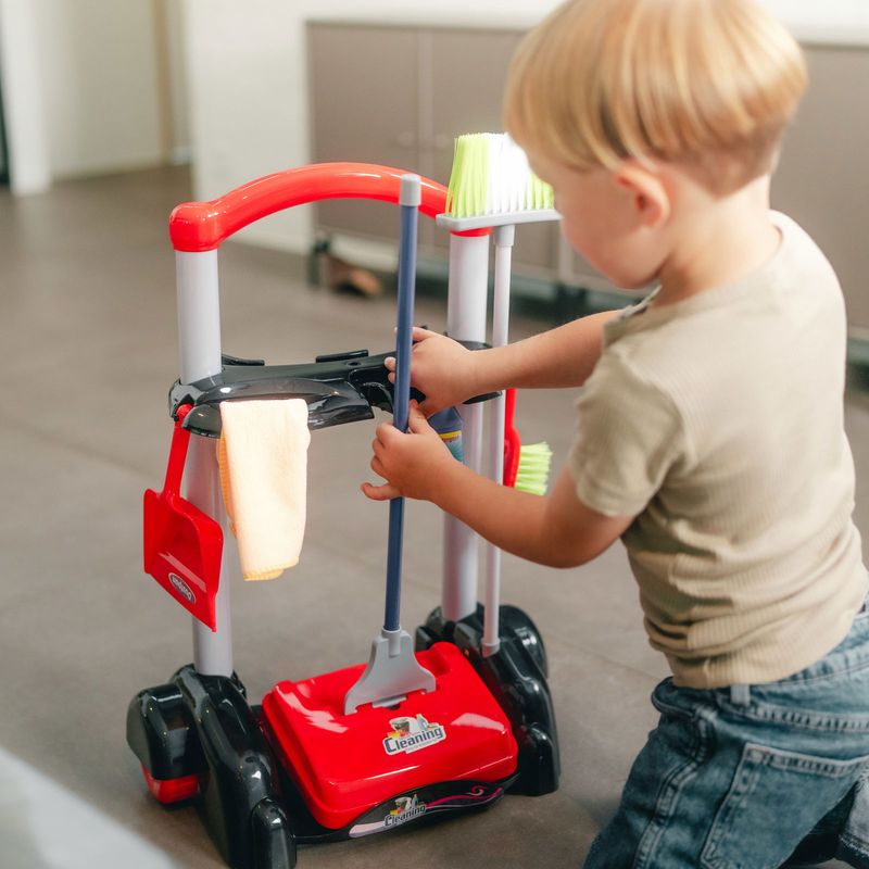 Multi-piece cleaning cart | Playset | Mumuru