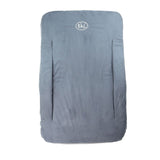 BÅL folding chair with armrests &amp; suede fabric