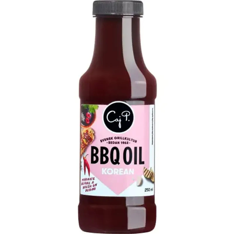 BBQ Oil Korean 250ml | Grill oil with Korean flavor | Caj P