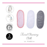 Makeupfjerningskluter 3pk 18.5x8cm