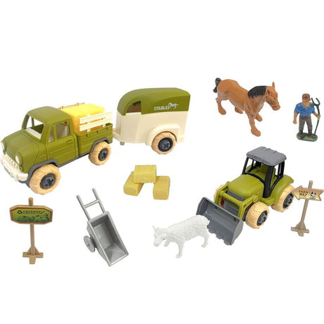 Farm Playset | Vehicles &amp; Animals | 2asst.