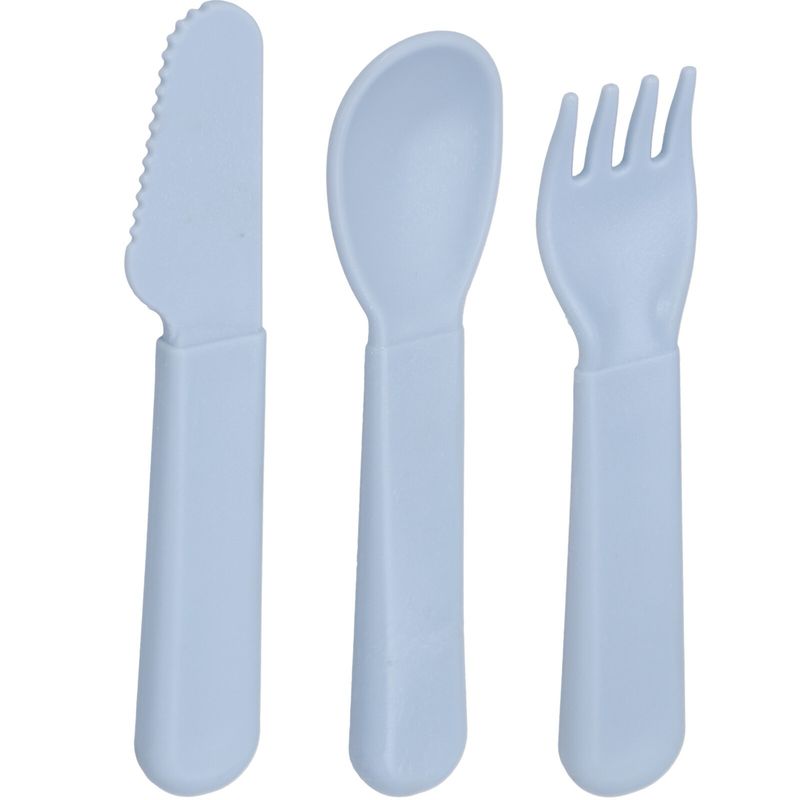 Children's cutlery set 3 pieces | Safe plastic and multiple colors