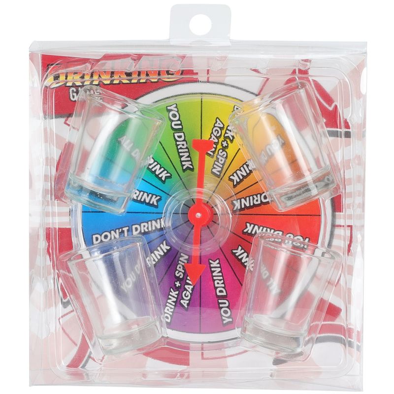 Drinking Game With 4 Shot Glasses