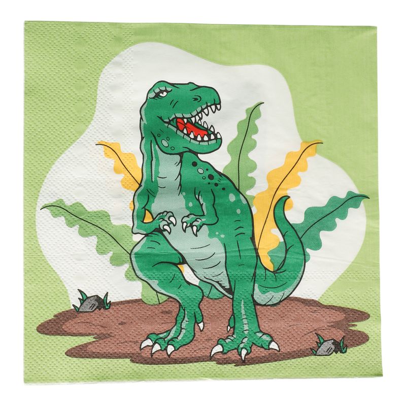 Table Setting Cardboard Dinosaurs | Cup, Plate, Napkin
