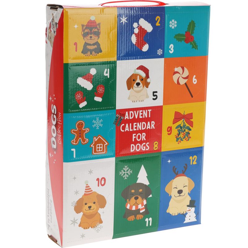 Advent calendar dog | 12 toys in a gift box | Christmas present for dog
