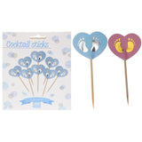 Cake toppers Baby Shower 20pk | 2 ass