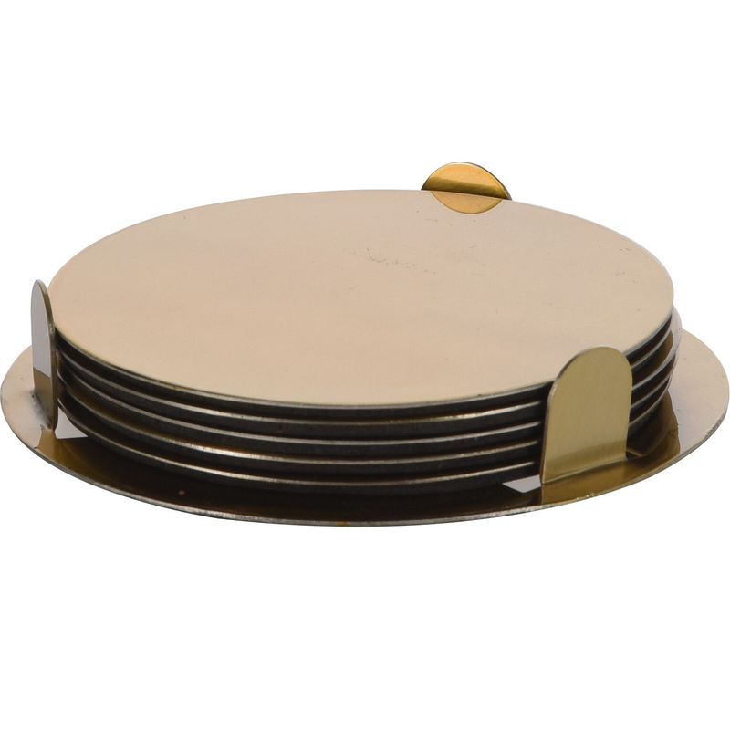 Glassbrikker Gull 6stk | Excellent Houseware | Rustfritt Stål