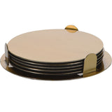 Glassbrikker Gull 6stk | Excellent Houseware | Rustfritt Stål