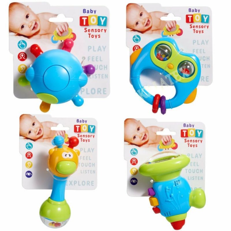 Babyleker med lyd | 8 varianter sensoriske leker | 3mnd