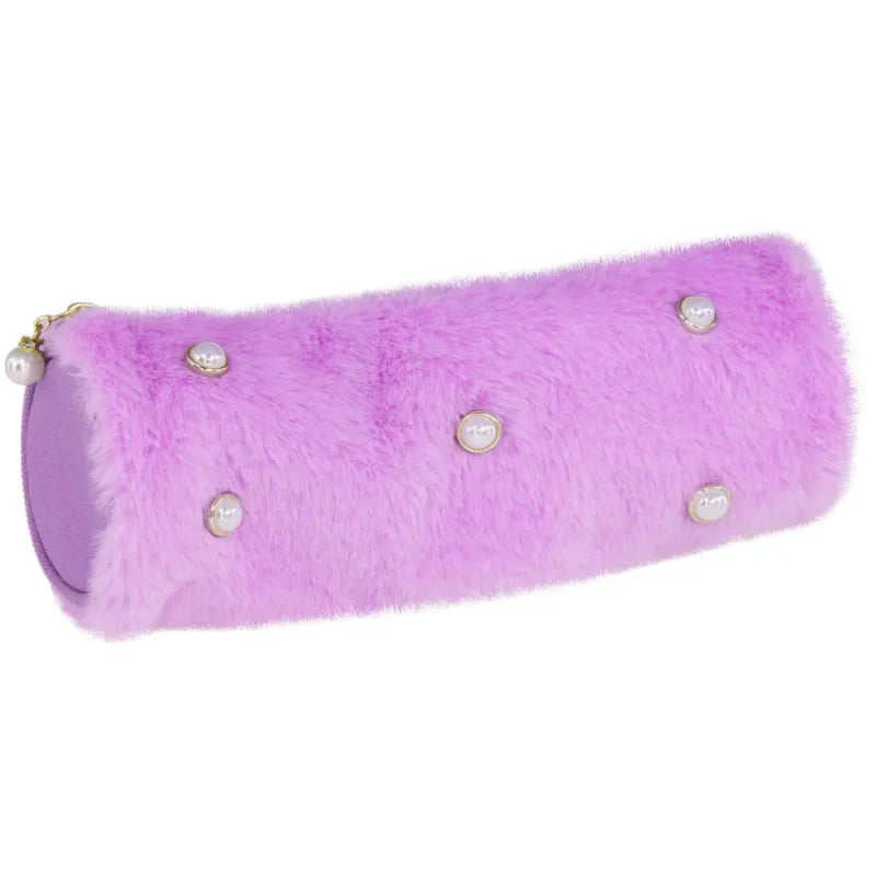Fluffy Pencil Case Purple| Tinka