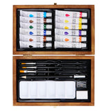 Artico Acrylic Paint Set In Wooden Box 20 Pieces