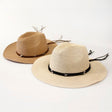 Rund Stråhatt Dame | Elegant strandhatt med bred brem
