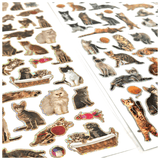 Stickers Cats Shiny 70pcs