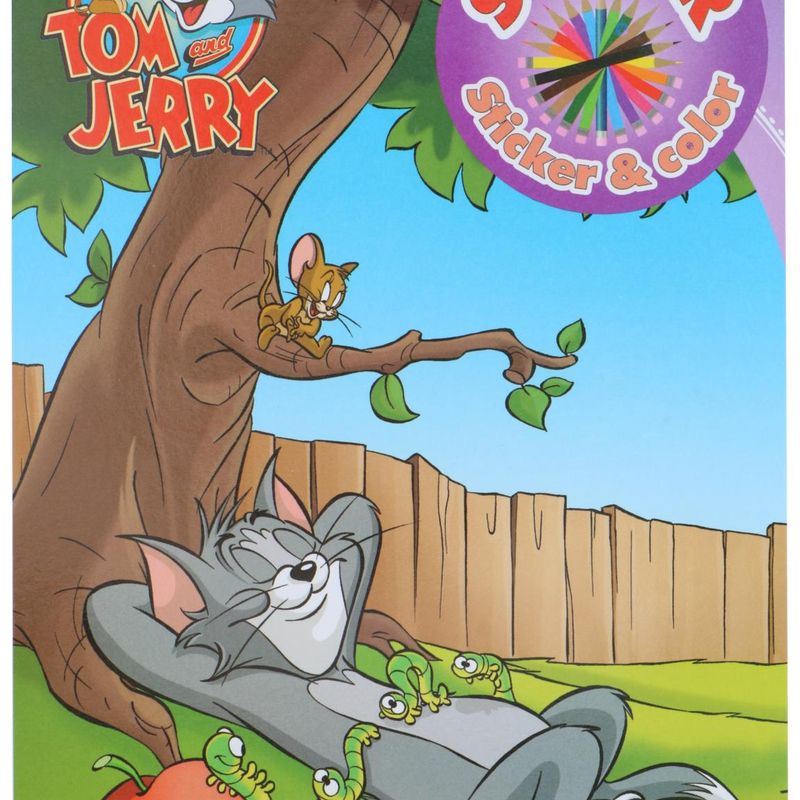 Warner Bros Coloring Book with Stickers 32 pages