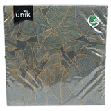 Napkins Green Leaves 20pk 3-ply | 33x33cm | Unique