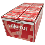 Läkerol Classic Strawberry 24x25g Storpakk 600g