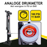 Dunlop Multi Sykkelpumpe 160psi/11bar