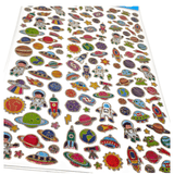 Stickers Universe Shiny 100pcs