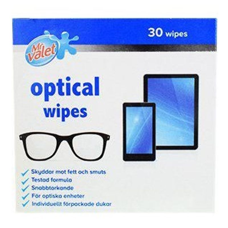 Mr Valet Optical Wipes 30pcs