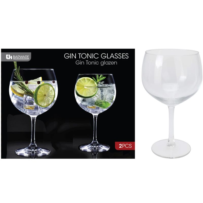 Gin &amp; Tonic Glass 650ml 2pk | Excellent Houseware
