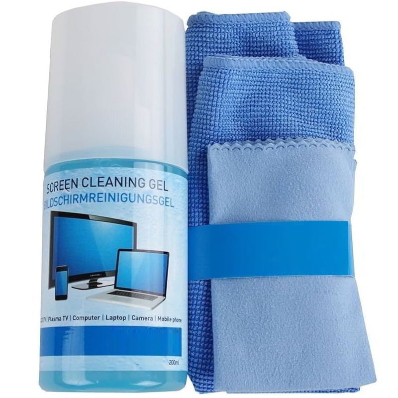 Screen cleaning kit spray 200ml with cloths