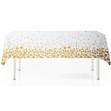 Tablecloth Plastic 220x130cm Gold