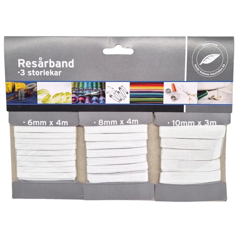 Elastic bands 3 different sizes
