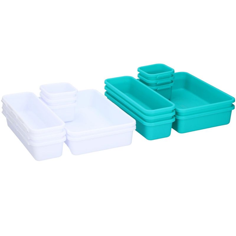 Drawer organizer set 8 pieces | 2 colors