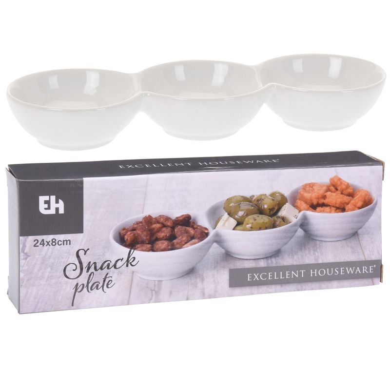 Snackbolle Porselen 24x8cm | Excellent Houseware