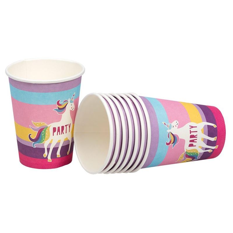Unicorn Paper Cups 8pk