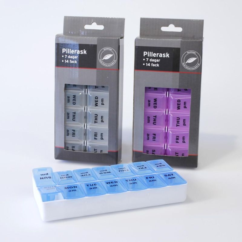 Pilleboks 7dager | 2 Rader