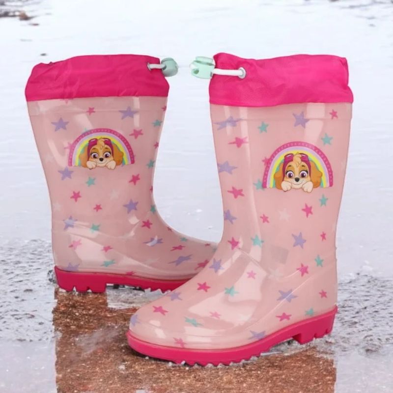Paw Patrol Skye gummistøvler 22 - 28 | Rosa barnestøvler