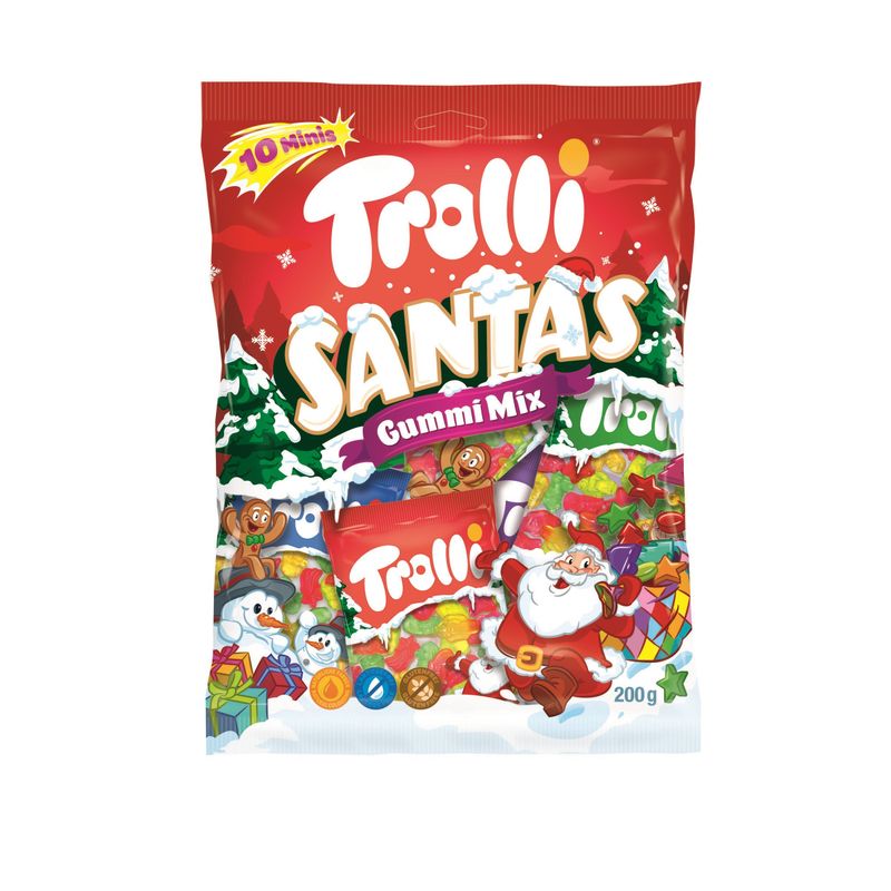 Trolli Santa's Gummy Mix 200g | 10 mini bags