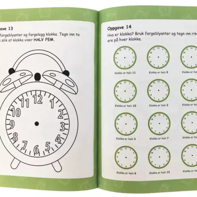 Activity book - I learn the time