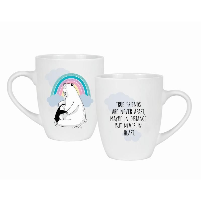 Tinka krus 3pk | True friends are never apart | Isbjørn og pingvin