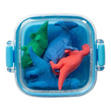 Viskelær dinosaur 4pk i boks